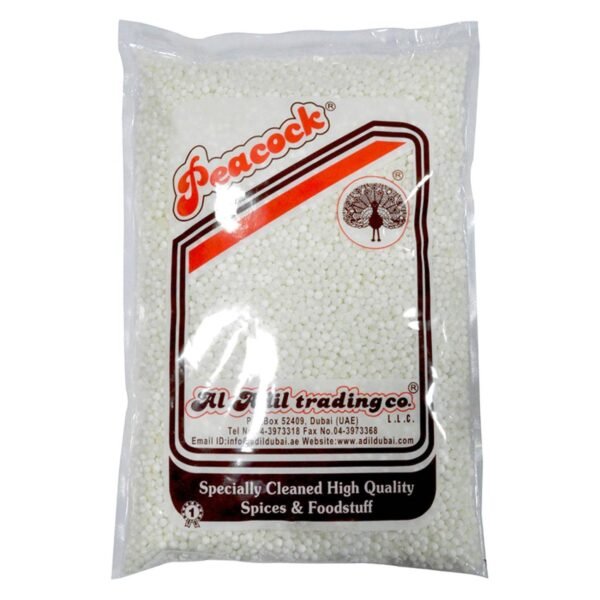 Peacock Sago Seeds (Sabudana) 500g – Wholesale & Export UAE