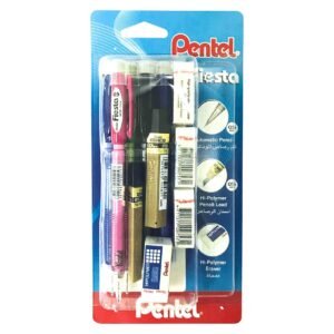 Pentel Fiesta Mechanical Pencil and Hi-Polymer Pencil Lead 100HB with Hi-Polymer Eraser ZEH03 – Wholesale & Export UAE