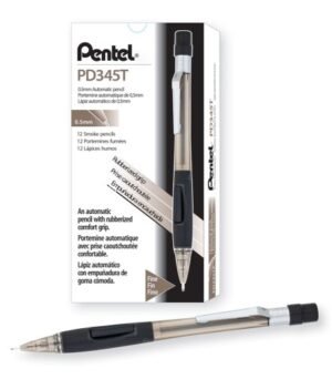 Pentel Quicker Clicker Mechanical Pencil 05mm Transparent Smoke Barrel – Wholesale & Export UAE