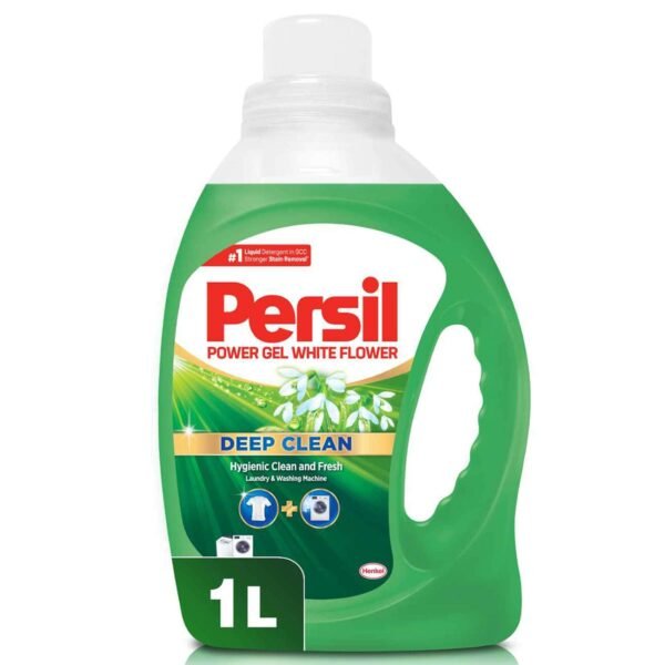 Persil Power Gel Liquid Laundry Detergent White Flower 1L – Wholesale & Export UAE