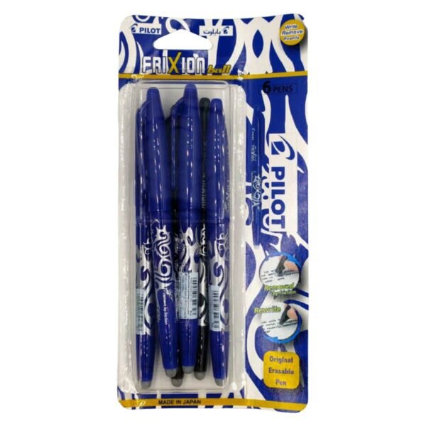 Pilot Frixion Rollerball Pen Blue 0.7mm 6 PCS – Wholesale & Export UAE