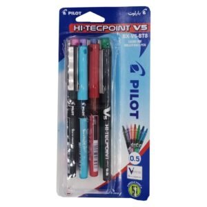 Pilot Hitecpoint V5 Liquid Ink Rollerball Pen Assorted 8 PCS – Wholesale & Export UAE
