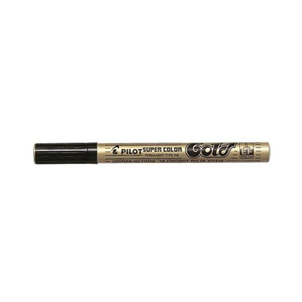 Pilot Super Color Extra Fine Tip Permanent Marker Gold – Wholesale & Export UAE