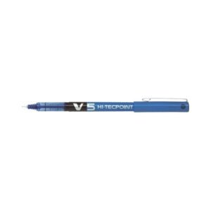 Pilot V5 Hi-Tec Point Rollerball Pen Blue 0.5mm – Wholesale & Export UAE