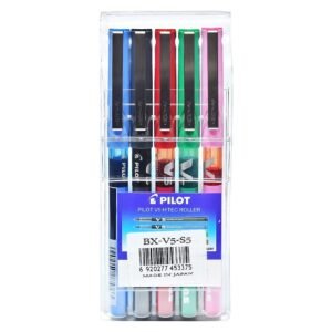 Pilot V5 Hi-tec Colour Rollerball Pen 5 PCS – Wholesale & Export UAE