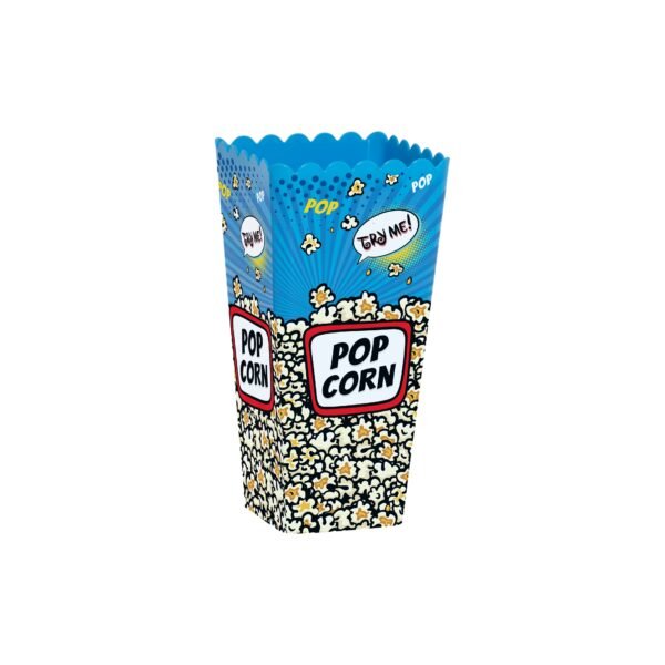 Popcorn Box - Blue – Wholesale & Export UAE