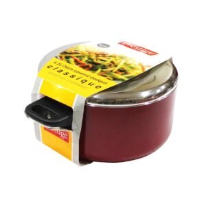 Prestige Classique Non-Stick Casserole With Stainless Steel Lid Red 20cm – Wholesale & Export UAE