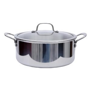 Prestige Infinity, Stainless Steel Casserole with Lid, 3 Ply, 30cm, Silver, PR81195 – Wholesale & Export UAE