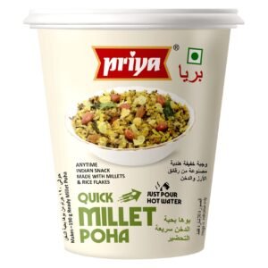 Priya Quick Millet Poha Instant Cup, 80g – Wholesale & Export UAE