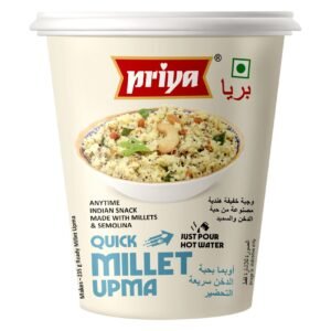 Priya Quick Millet Upma Instant Cup, 65g – Wholesale & Export UAE