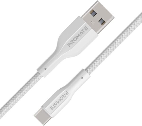Promate USB to USB-C Cable, Durable Silicone Type-C Charging Cable with 2A Fast Charging, 480 Mbps Data Sync, 1m Anti-Tangle Wire and 10000  – Wholesale & Export UAE