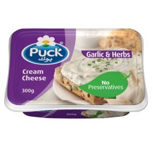 Puck Garlic Herbs Cream Cheese Spread, 300g – Wholesale & Export UAE