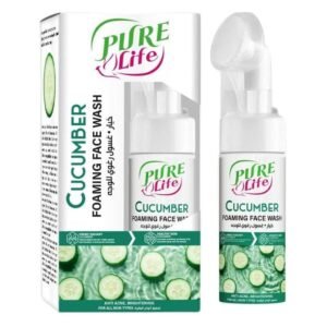 Pure-Life-Cucumber-Foaming-Face-Wash-With-Silicone-Brush-150ml-2 Pure Life Cucumber Foaming Face Wash With Silicone Brush 150ml – Wholesale & Export UAE