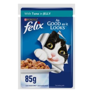 Purina Felix As Good As It Looks with Tuna in Jelly Adult Cat Food, 85g – Wholesale & Export UAE