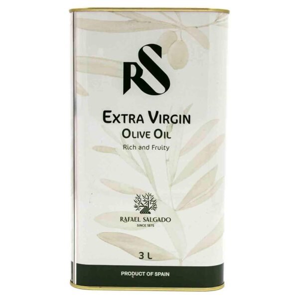 RS Extra Virgin Olive Oil Tin, 3L – Wholesale & Export UAE