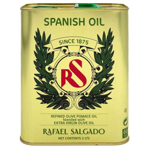RS Olive Oil Tin, 2L – Wholesale & Export UAE