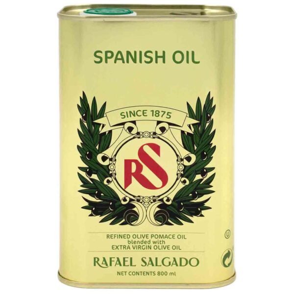 RS Pomace Olive Oil Tin, 800ml – Wholesale & Export UAE