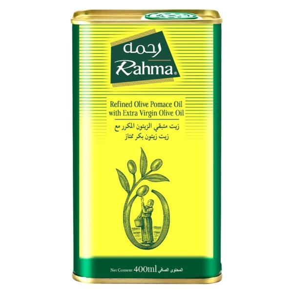 Rahma, Olive Oil, Pomace Oil, tin 400ml – Wholesale & Export UAE