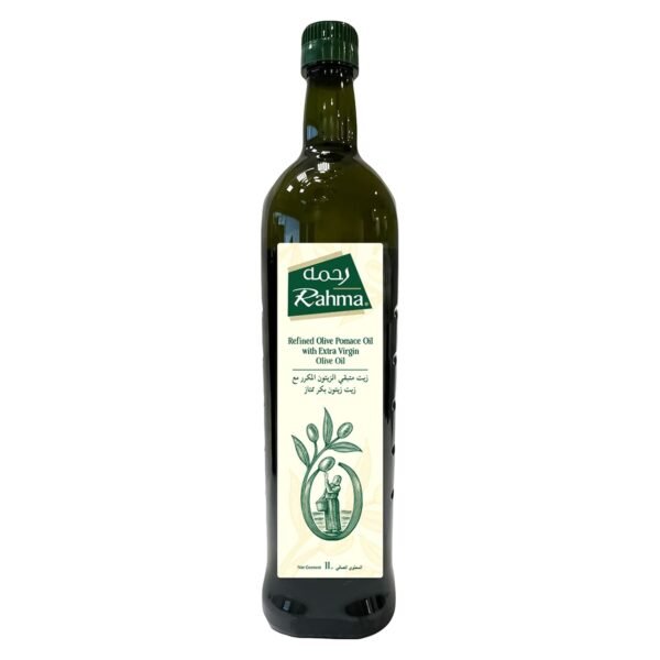 Rahma, Refined Olive Pomace Oil with Extra Virgin Olive Oil, 1L – Wholesale & Export UAE