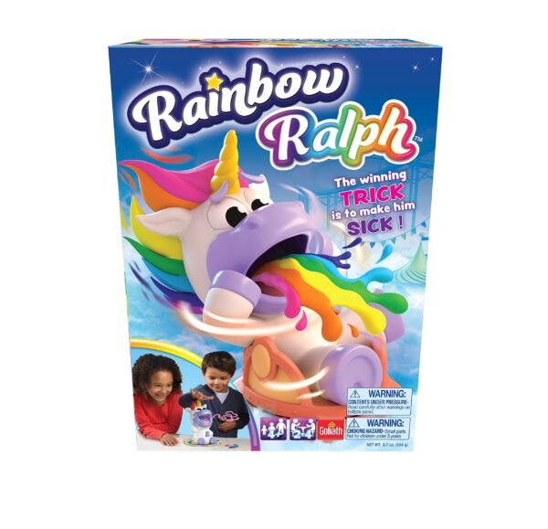Rainbow Ralph - The Spin Him Around Until he Gets Dizzy and Ralphs Game! by Goliath, Multi Color – Wholesale & Export UAE