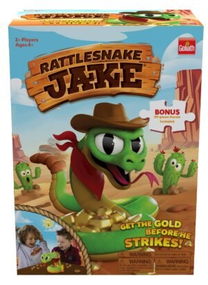Rattlesnake Jake - Get The Gold Before He Strikes! Game - Includes A Fun Colorful 24pc Puzzle by Goliath – Wholesale & Export UAE