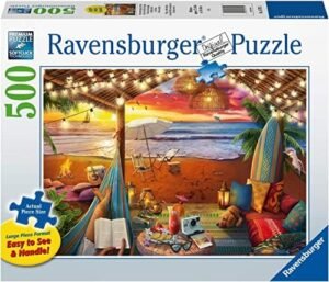 Ravensburger 16795 Cozy Cabana - 500 PC Puzzles Large Format for Adults - Every Piece is Unique, Softclick Technology Means Pieces Fit Toget – Wholesale & Export UAE