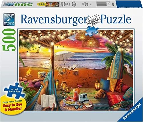 Ravensburger 16795 Cozy Cabana - 500 PC Puzzles Large Format for Adults - Every Piece is Unique, Softclick Technology Means Pieces Fit Toget – Wholesale & Export UAE