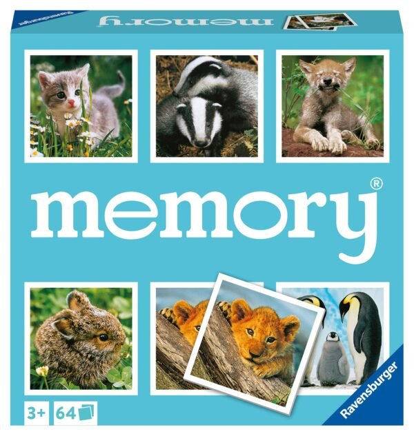 Ravensburger Animal Babies Memory Game - Engaging Picture Matching Game for Kids Enhances Focus & Memory Skills Fun for Family Game Nigh – Wholesale & Export UAE