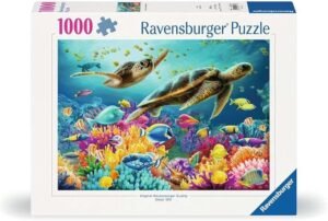 Ravensburger Blue Underwater World 1000 Piece Jigsaw Puzzle, Soft Click Quality, Large 70×50 cm Finished Size, Immersive Under-Water Marine  – Wholesale & Export UAE