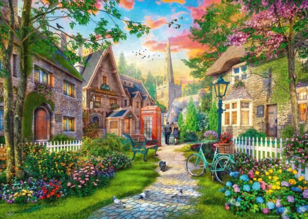 Ravensburger Church Lane 1000 Piece Jigsaw Puzzle for Adults Unique, Pieces Anti-Glare Surface FSC Certified, Eco-Friendly Amazon Exclusive – Wholesale & Export UAE