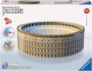 Ravensburger Colosseum 3D Puzzle 216 Pieces Easyclick Assembly No Glue Required Quality Plastic Architecture Model Build Roman Landmark Educ – Wholesale & Export UAE