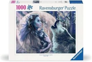 Ravensburger Moonlight Magic 1000 Piece Jigsaw Puzzle, Soft Click Quality, 70×50 cm Finished Size, Enchanting MoonLIT Forest Artwork for Adu – Wholesale & Export UAE