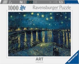 Ravensburger Van Gogh (Starry Night) 1000 Piece Jigsaw Puzzle, Soft Click Quality, 70×50 cm Finished Size, Iconic Artwork for Adults & T – Wholesale & Export UAE