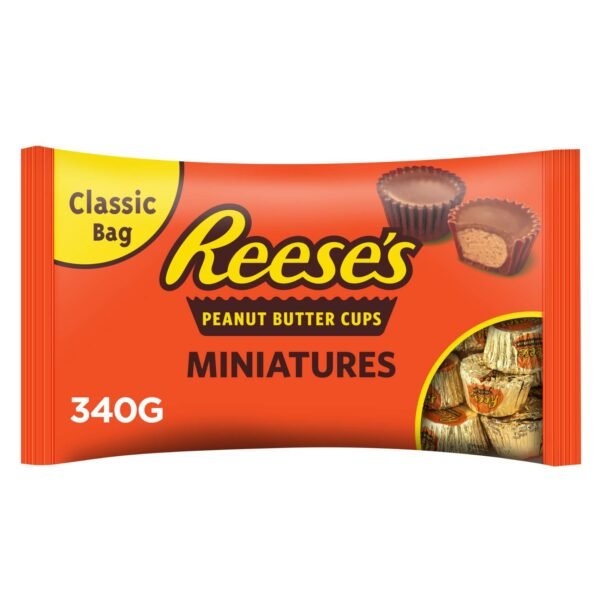 Reese's Miniatures Wrapped Peanut Butter with Milk Chocolate Cups, 340g – Wholesale & Export UAE