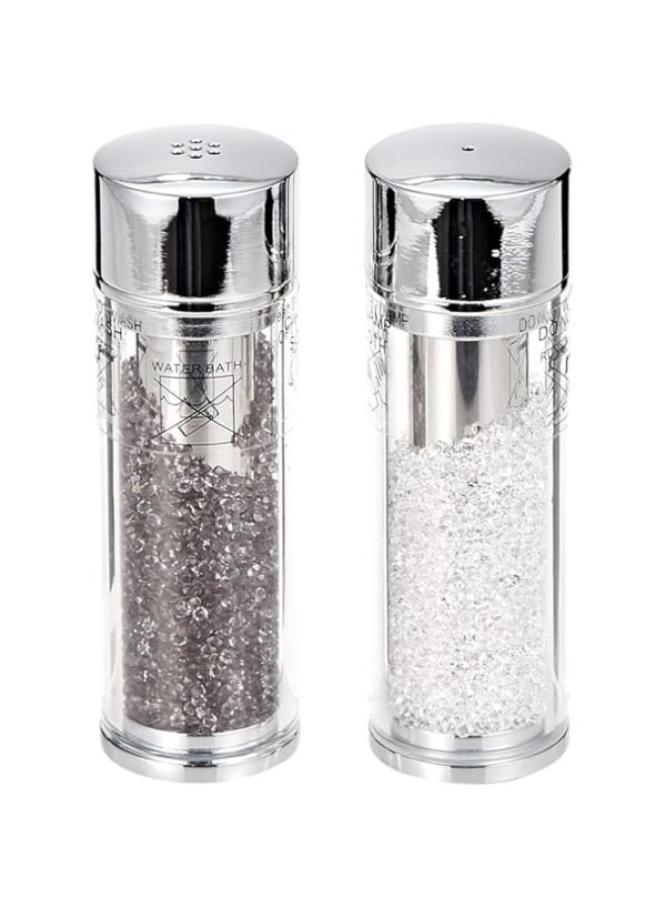 Regent Pillar Shape Salt And Pepper Set - 2 Pieces - Clear – Wholesale & Export UAE
