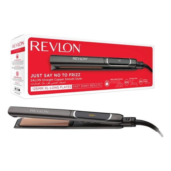 Revlon Hair Straightener RVST2175ARB1, Black, Auto Shut Off – Wholesale & Export UAE