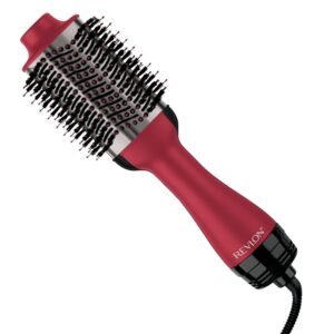 Revlon One Step Hair Dryer & Volumizer, Titanium Edition, 2 heat setting plus cool setting, Ionic Technology, Tangle-Free Combination Br – Wholesale & Export UAE