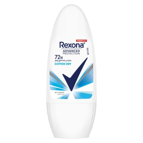 Rexona Women Antiperspirant Deodorant Roll On Cotton Dry 50ml – Wholesale & Export UAE