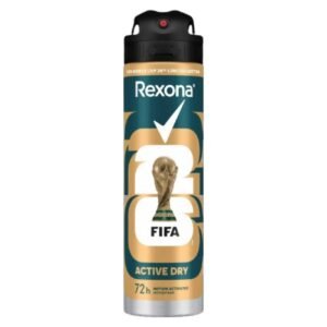 Rexona x Limited Edition, Antiperspirant Spray for Men, Active Dry, 150ml – Wholesale & Export UAE