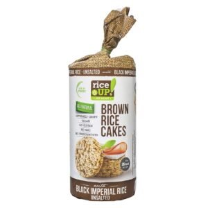 Rice Up Brown Rice Cake With Black Imperial Rice Unsalted 120g – Wholesale & Export UAE