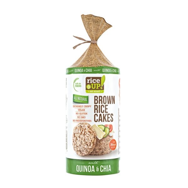 Rice Up Quinoa And Chia Brown Rice Cake 120g – Wholesale & Export UAE
