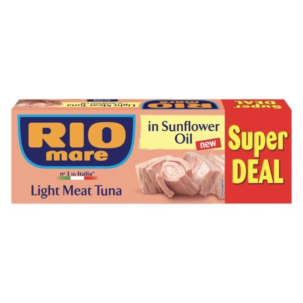Rio Mare Light Meat Tuna in Sunflower Oil, 70g Pack of 3 – Wholesale & Export UAE