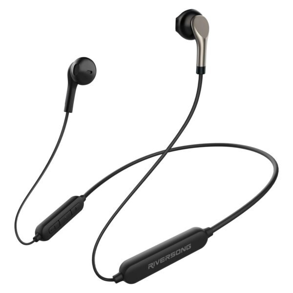 Riversong Stream X1 Wireless Neckband Black – Wholesale & Export UAE