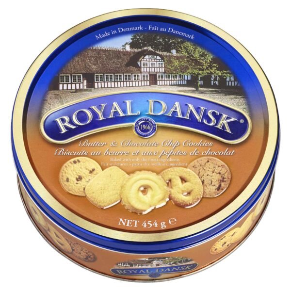 Royal Dansk Butter and Chocolate Chip Cookies, 454g – Wholesale & Export UAE