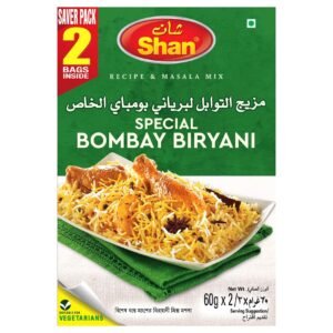 SHAN BOMBAY BRYANI MIX 60GX2 – Wholesale & Export UAE