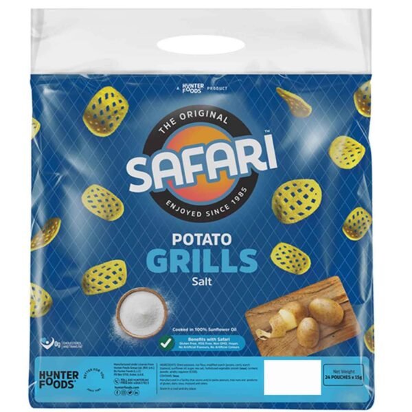 Safari Potato Grills Salt, 15g, Pack of 24 – Wholesale & Export UAE