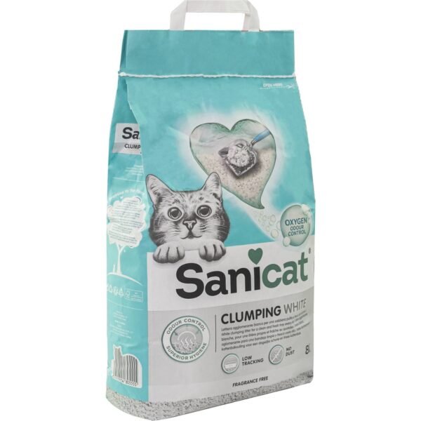 Sanicat Clumping Free Cat Litter 8L – Wholesale & Export UAE