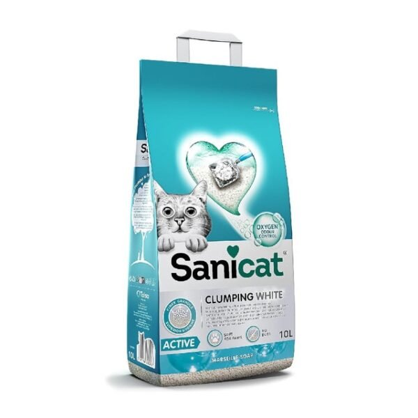 Sanicat Clumping White Active Marseille Soap 10L – Wholesale & Export UAE