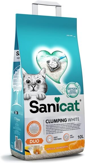 Sanicat Clumping White Duo 10L – Wholesale & Export UAE