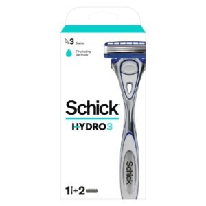 Schick Hydro3 Razor Handle + 2 Blades – Wholesale & Export UAE